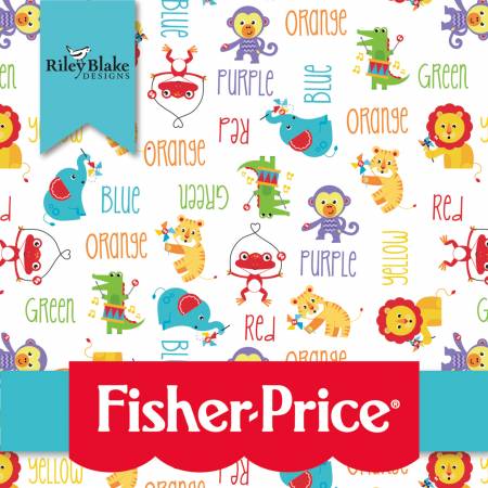 Fisher-Price Fat Quarter bundle, 15pcs, 3 bundles/pack